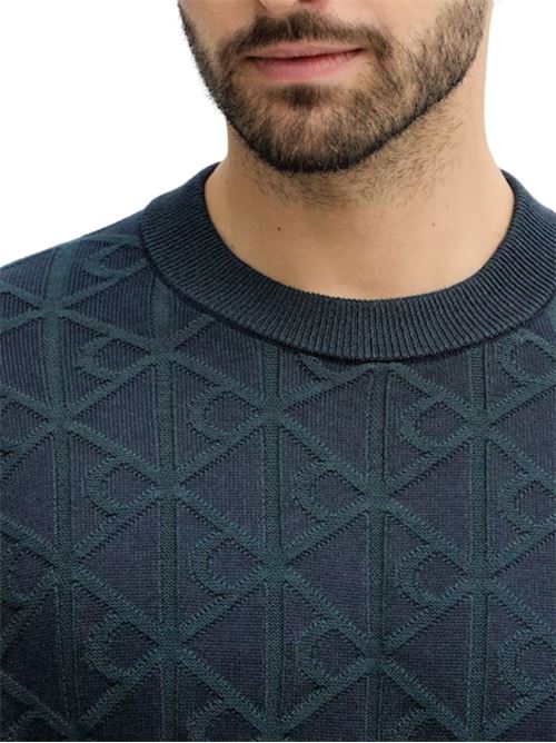 Maglioncino con logo all-over Calvin Klein Jeans | LV04RE301GGRW